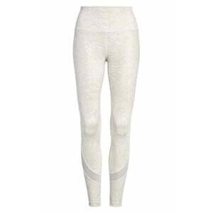 NEW Zella High Waist Studio Lite Print Leggings in Beige - Size L #NA647